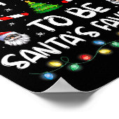 Poster Most Likely To Be Santa's Favorite Funny Family Ch (Coin)