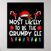 Poster Most Likely To Be The Mpy Elf Family Crew Christma (Devant)