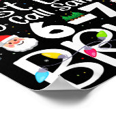 Poster Most Likely To Call Santa 6-7 Bruh Funny Christmas (Coin)