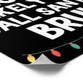 Poster Most Likely To Call Santa Bruh Christmas Funny Xma (Coin)