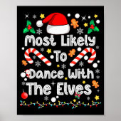 Poster Most Likely To Dance With Elves Family Match Chris (Devant)