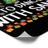 Poster Most Likely To Dance With Santa Christmas Pajamas (Coin)