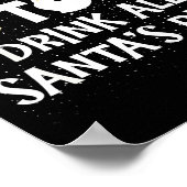 Poster Most Likely To Drink All Santas Beer Funny Christm (Coin)