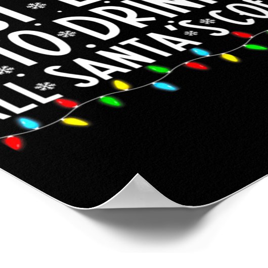 Poster Most Likely To Drink All Santas Coffee Christmas (Coin)