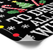 Poster Most Likely To Drink All The Whiskey Funny Christm (Coin)