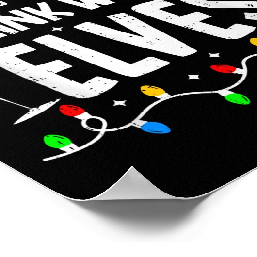 Poster Most Likely To Drink With The Elves Funny Matching (Coin)