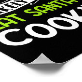 Poster Most Likely To Eat Santas Cookies Funny Family Chr (Coin)