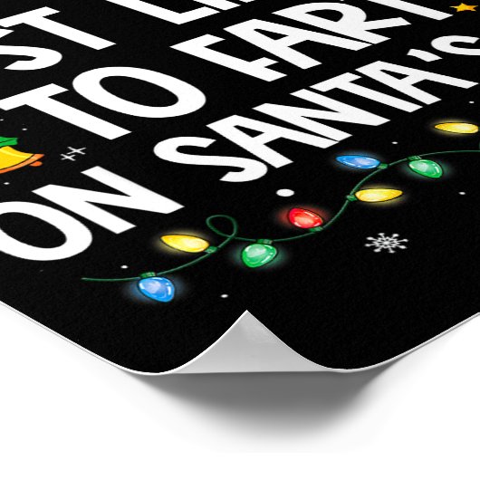 Poster Most Likely To Fart On Santa's Lap Family Christma (Coin)