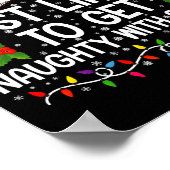 Poster Most Likely To Get Naughty With Santa Christmas  (Coin)