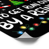 Poster Most Likely To Get Run Over By A Reindeer Christma (Coin)