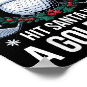 Poster Most Likely To Hit Santa With A Golf Ball Funny Go (Coin)