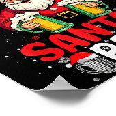 Poster Most Likely To Offer Santa A Beer Funny Drinking C (Coin)