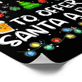 Poster Most Likely To Offer Santa A Beer Funny Drinking C (Coin)