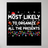 Poster Most Likely To Organize All The Xmas (Devant)