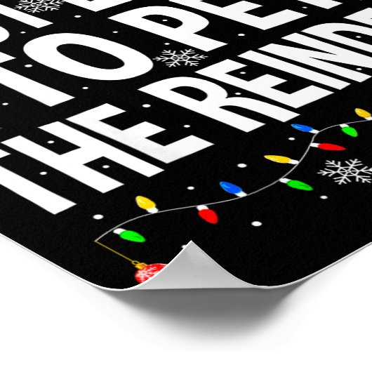 Poster Most Likely To Pet The Reindeer Family Matching Ch (Coin)