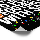 Poster Most Likely To Play Football With Santa Christmas  (Coin)