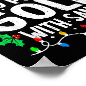 Poster Most Likely To Play Golf With Santa Funny Matching (Coin)