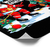 Poster Most Likely To Play Hockey With Santa Christmas  (Coin)