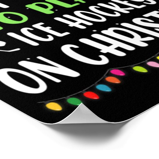 Poster Most Likely To Play Ice Hockey With Santa Family C (Coin)