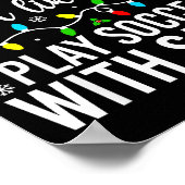 Poster Most Likely To Play Soccer With Santa Christmas Fa (Coin)