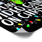 Poster Most Likely To Play Video Games On Christmas Xmas (Coin)