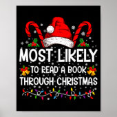 Poster Most Likely To Read A Book Through Christmas  (Devant)