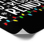 Poster Most Likely To Rescue A Reindeer Funny Family Chri (Coin)