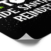 Poster Most Likely To Ride Santas Reindeer Family Funny C (Coin)