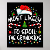 Poster Most Likely To Sil The Grandkids Funny Christmas G (Devant)