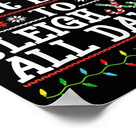 Poster Most Likely To Sleigh All Day Funny Christmas For  (Coin)