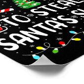 Poster Most Likely To Steal Santa's Sleigh Family Matchin (Coin)