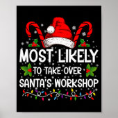 Poster Most Likely To Take Over Santas Workshop Xmas (Devant)