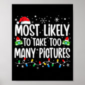 Poster Most Likely To Take Too Many Ctures Funny Family C (Devant)