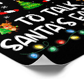 Poster Most Likely To Talk Santa's Ear Off Family Christm (Coin)