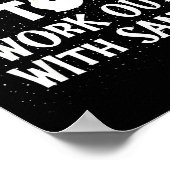 Poster Most Likely To Work Out With Santa Family Christma (Coin)