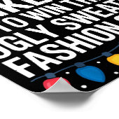 Poster Most Likely Win Ugly Sweater Party Humor Holiday L (Coin)