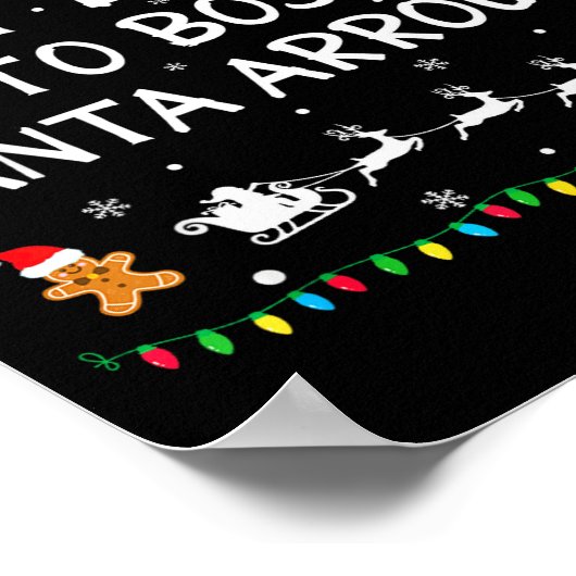 Poster Most Likelyto Boss Santa Around Funny Family Chris (Coin)