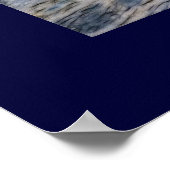 Poster Mostang espagnol Chevaux et Surf de plage Art Impr (Coin)