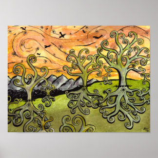 Poster mosterdzaad afdrukken