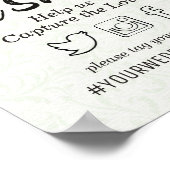 Poster Mot-clé de mariage instantané Couple de l'ananas e (Coin)