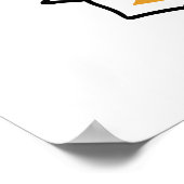 Poster mot d'abeille inspirant mignon (Coin)