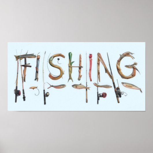 Poster Mot de pêche (Devant)