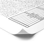 Poster Mot géant difficile Recherche Puzzle PC Pièces Thè (Coin)