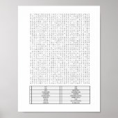 Poster Mot géant difficile Recherche Puzzle PC Pièces Thè (Devant)