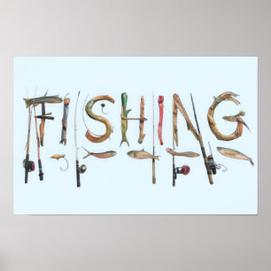 Poster Mot Pêche