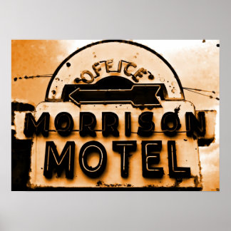 Poster Motel Morrison : Un hommage aux portes