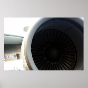 Poster Moteur 747