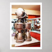 Poster Moteur à fusée liquide RD214 (Devant)