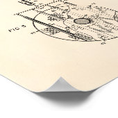 Poster Moteur à jet d'eau nucléaire 1959 Art Old Peper (Coin)