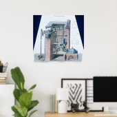 Poster Moteur à vapeur atmosphérique (Bureau à domicile)